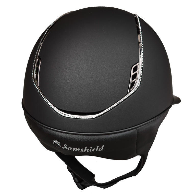Samshield V2 Miss Shield Black Shadowmatt with Dark Chrome and 300 Crystals