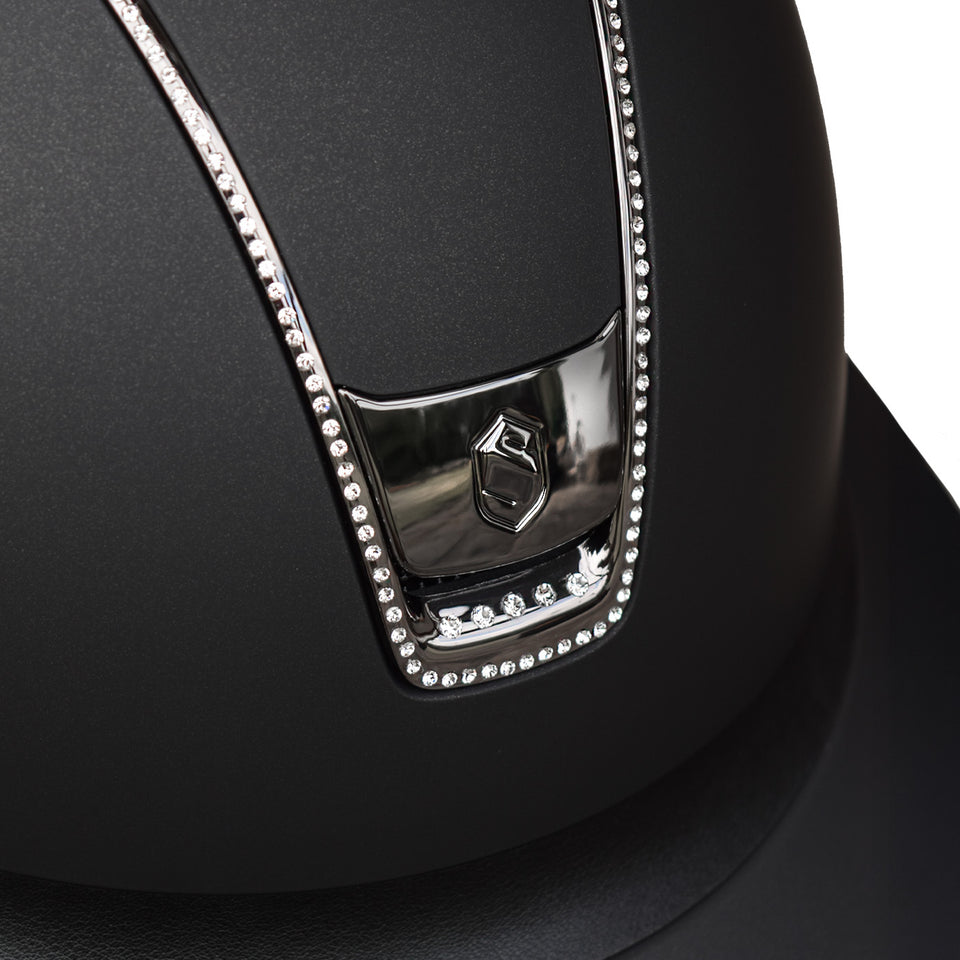 Samshield V2 Miss Shield Black Shadowmatt with Dark Chrome and 300 Crystals
