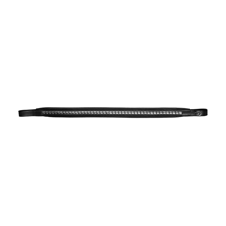 Dy'on New English Silver Clincher Browband - Black