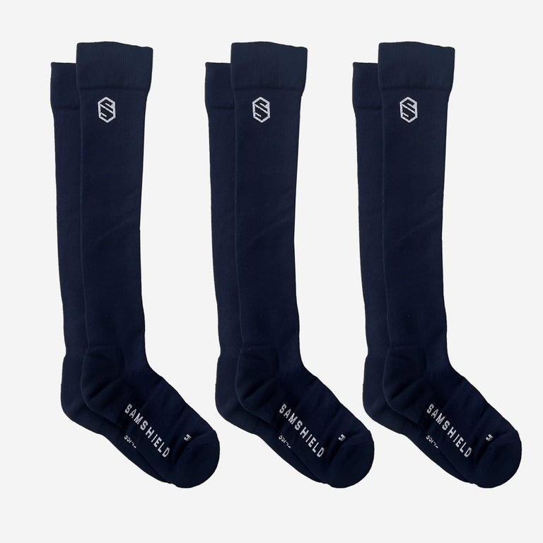 Samshield Balzane Trio Socks - Pack of 3 - Navy