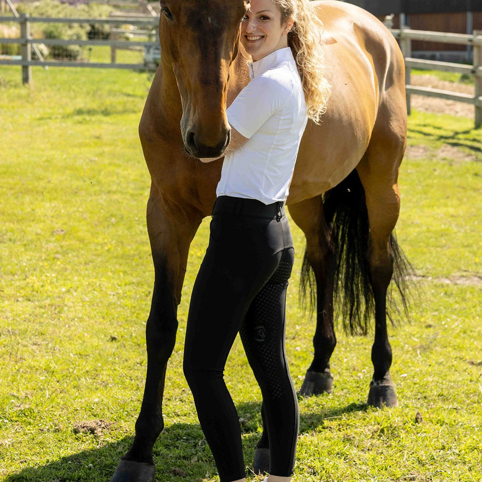 Kentucky Miami Full Grip Breeches - Black
