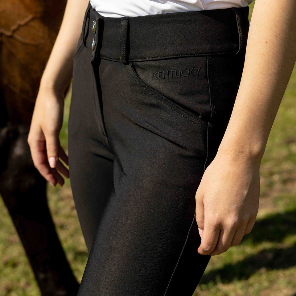 Kentucky Miami Full Grip Breeches - Black