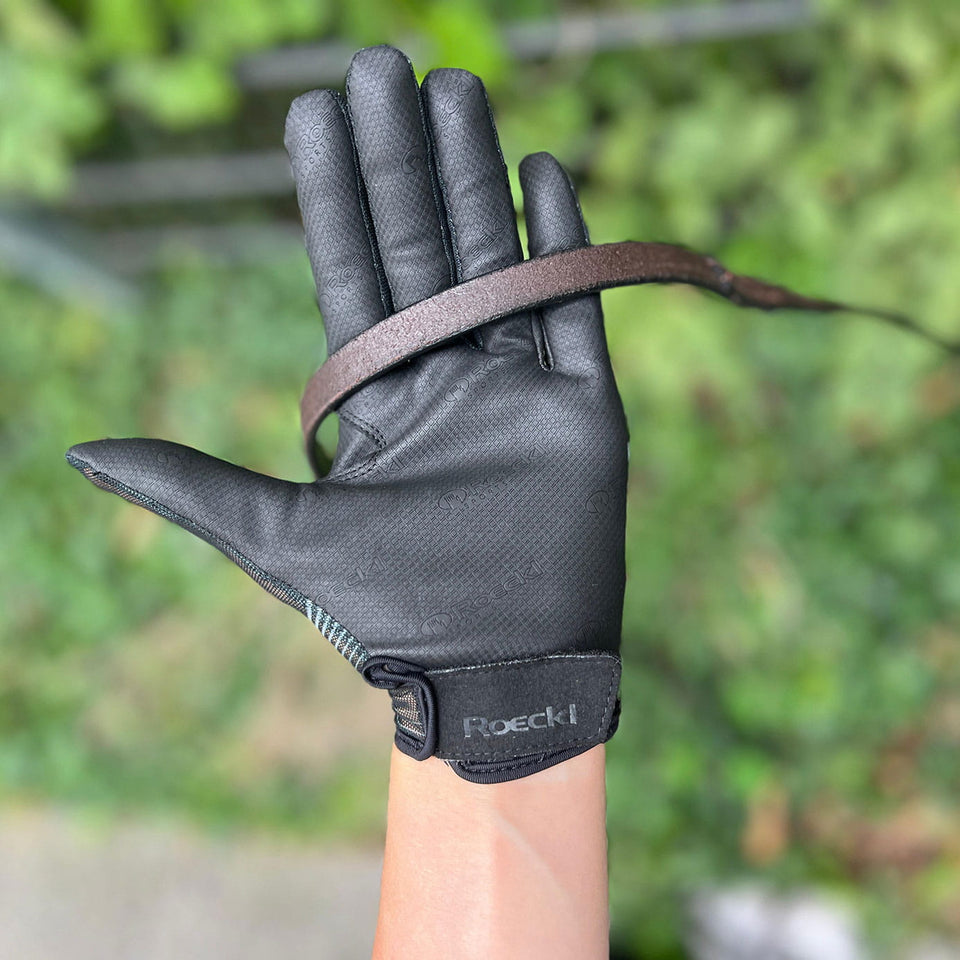 Roeckl Laila 2 Riding Gloves - Black Shadow