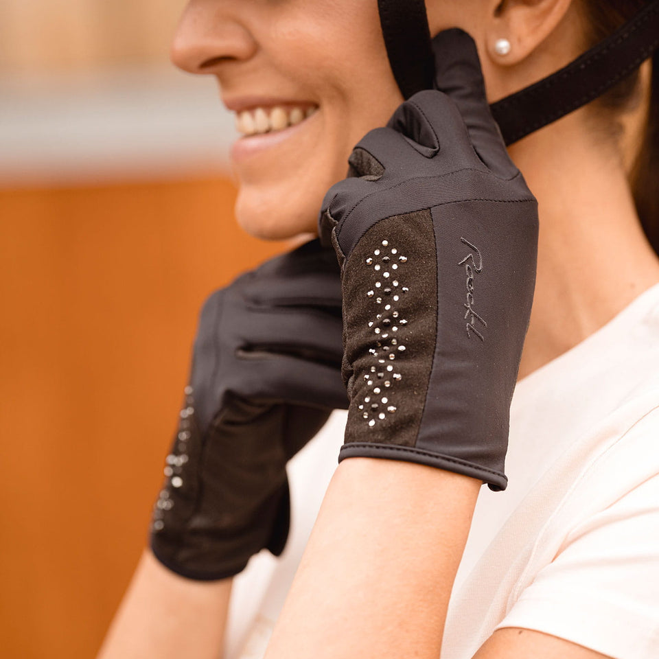 Roeckl Lillinoe Riding Gloves - Black