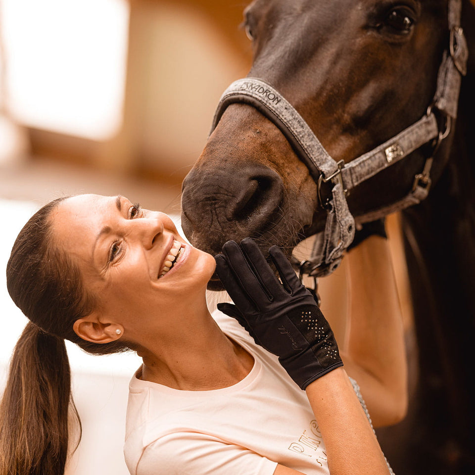 Roeckl Lillinoe Riding Gloves - Black