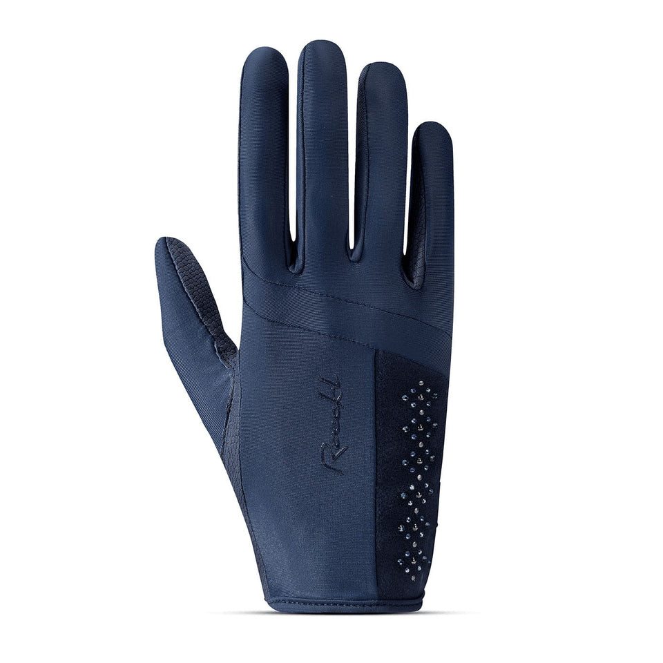 Roeckl Lillinoe Riding Gloves - Festive Blue
