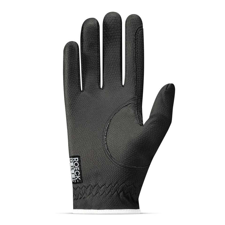 Roeckl Lona Two-Tone Riding Gloves - Black/White