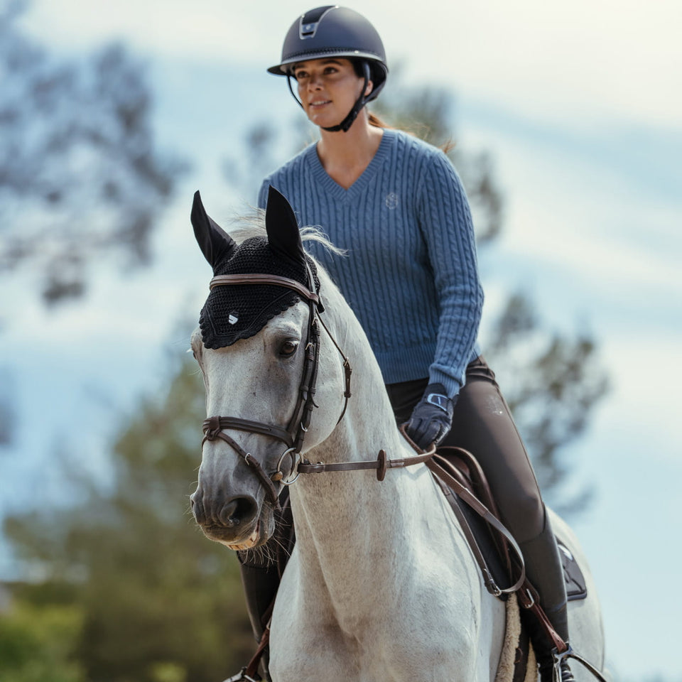 Samshield FlyShield Embroidery Fly Veil - Black