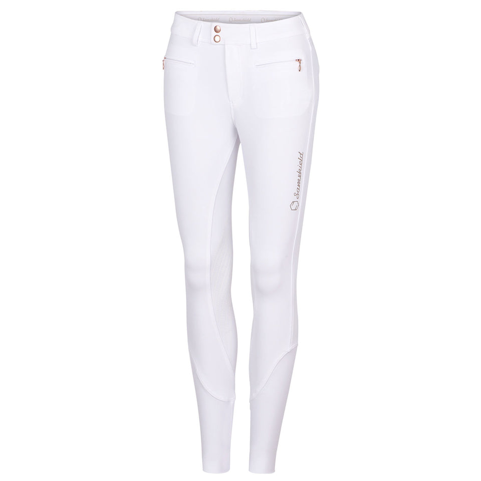 Samshield Adele Breeches - White/Rose Gold