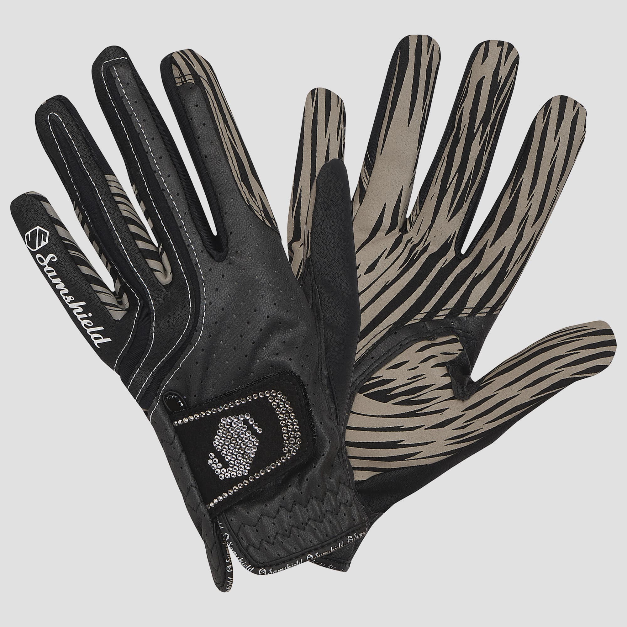 swarovski handschuhe Samshield V-Skin Swarovski Crystal Riding Gloves