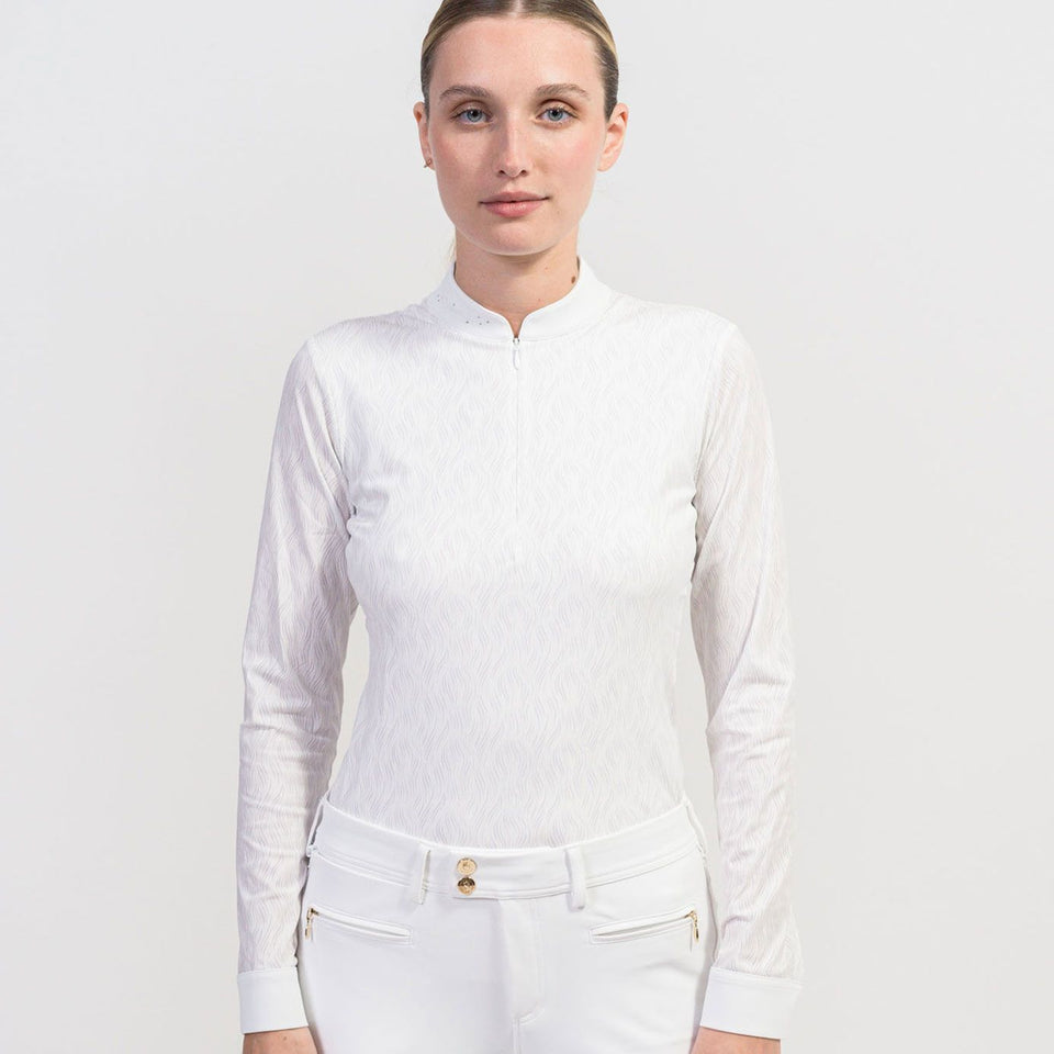 Samshield Louisella Show Shirt - White Leaf