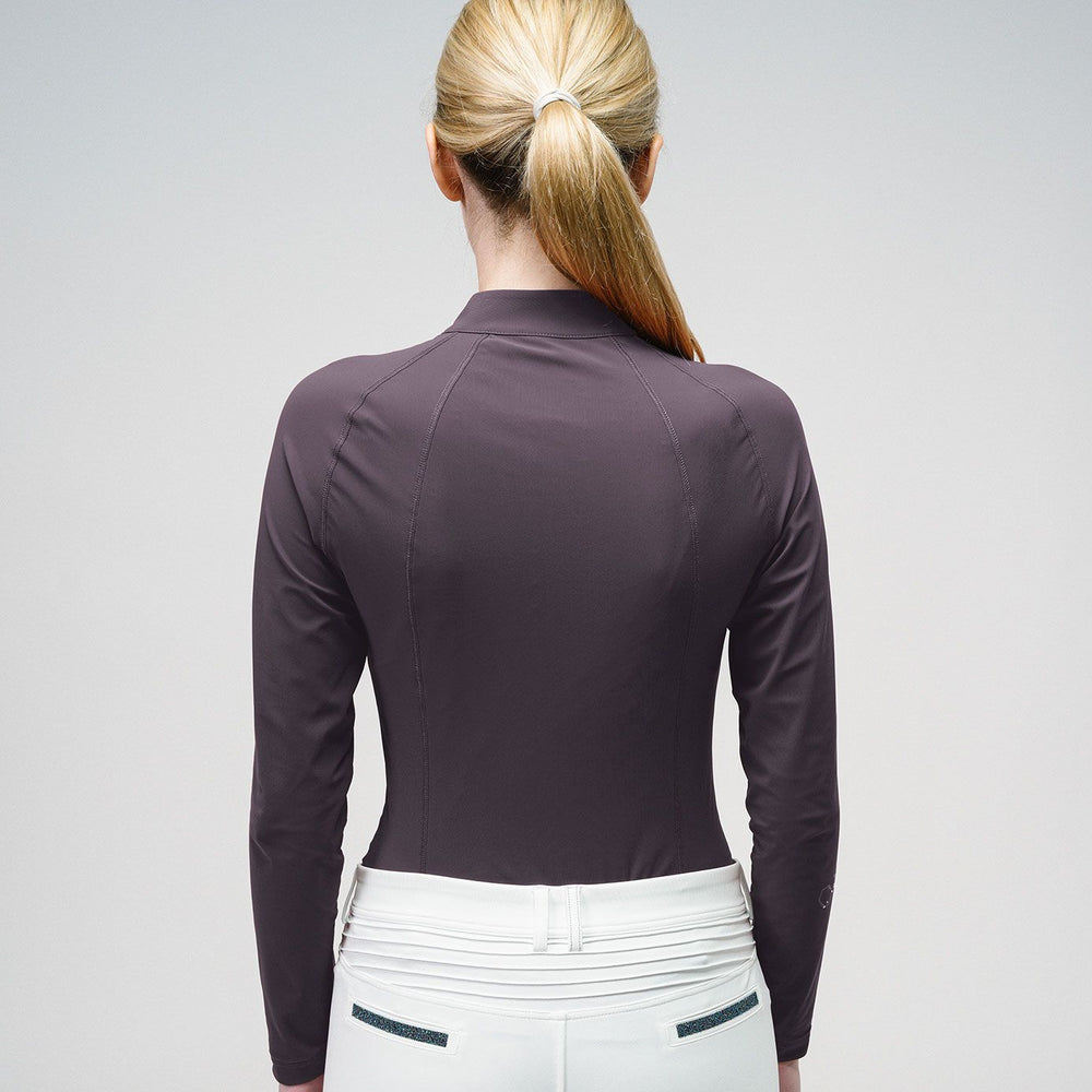 Samshield Ava Horse Riding Base Layer | Black Cherry & Equiport Equestrian