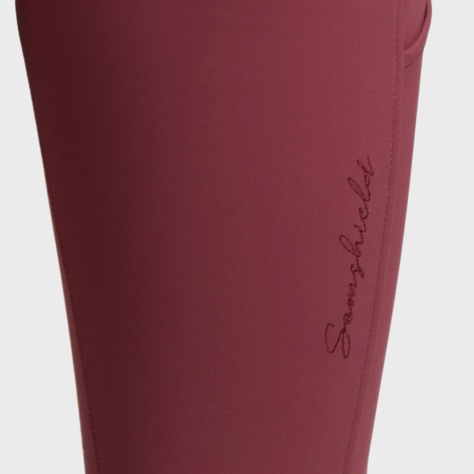 Samshield Even Sport Knee Grip Breeches - Amarante