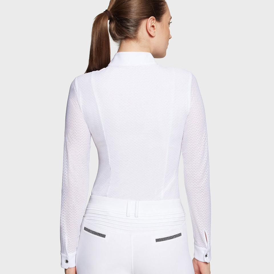 Samshield Marina Long Sleeve Show Shirt - White