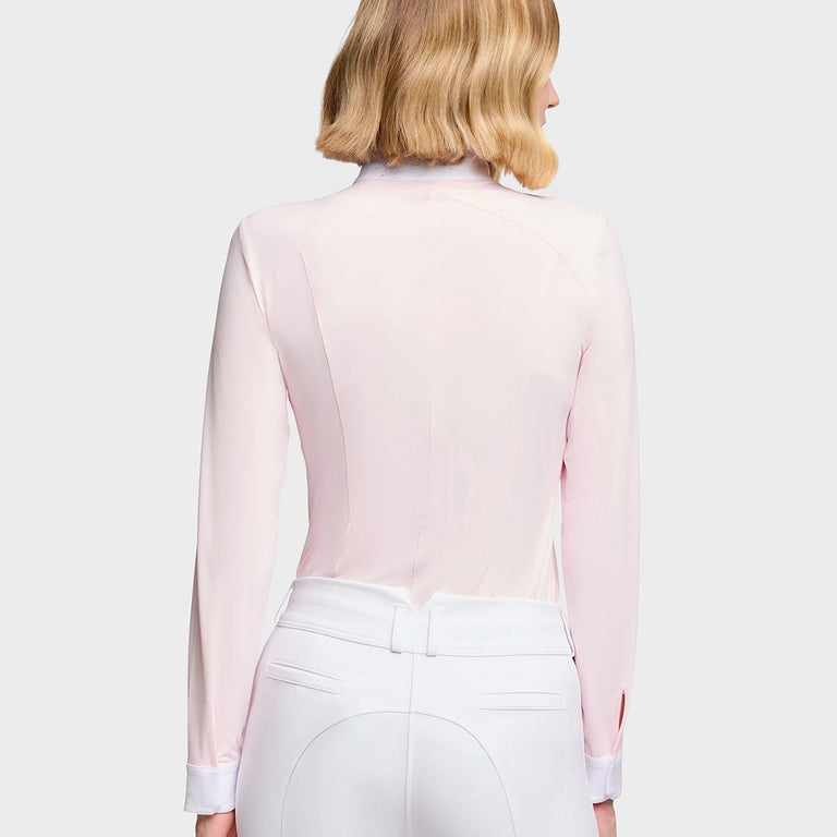 Samshield Aline Floral Long Sleeve Show Shirt - Cosmic Pink