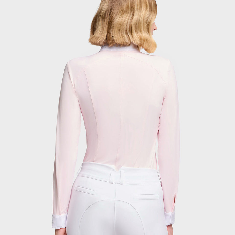 Samshield Aline Floral Long Sleeve Show Shirt - Cosmic Pink