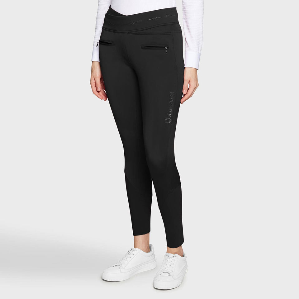 Samshield Alpha Winter Full Grip Riding Leggings - Black