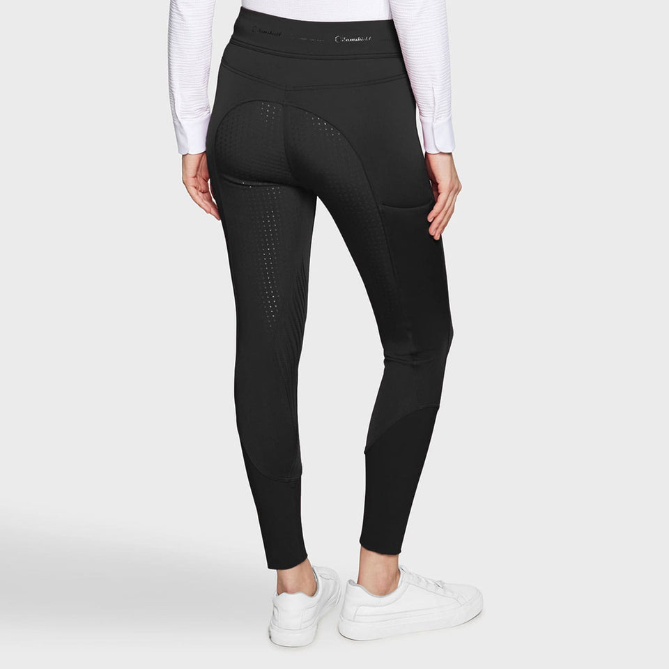 Samshield Alpha Winter Full Grip Riding Leggings - Black