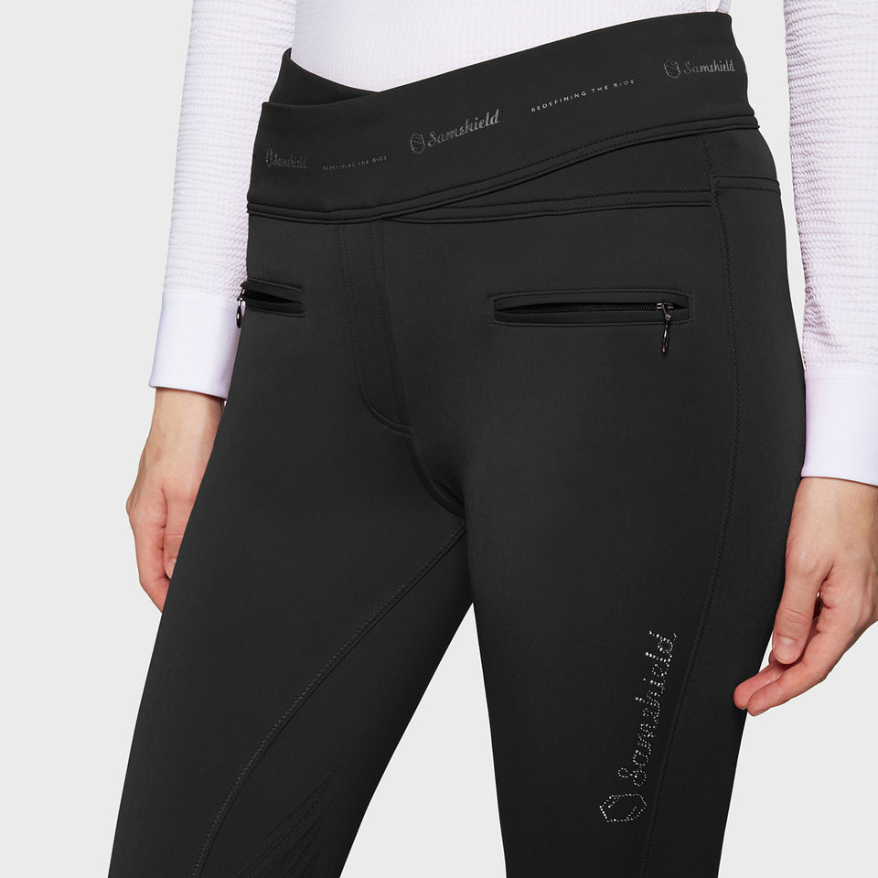 Samshield Alpha Winter Full Grip Riding Leggings - Black