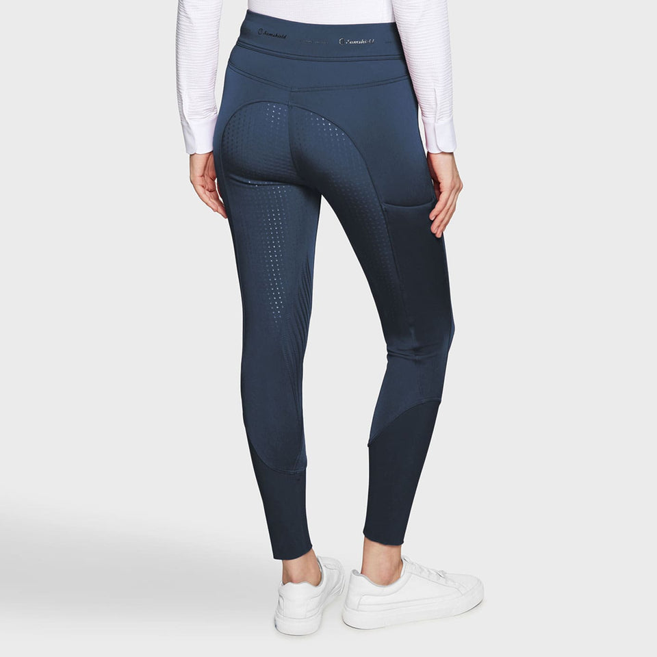 Samshield Alpha Winter Full Grip Riding Leggings - Navy