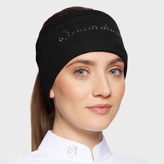 Samshield Amalie Crystal Knitted Headband - Black