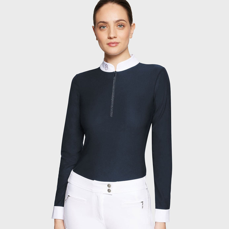 Samshield Anouchka Long Sleeve Show Shirt - Navy