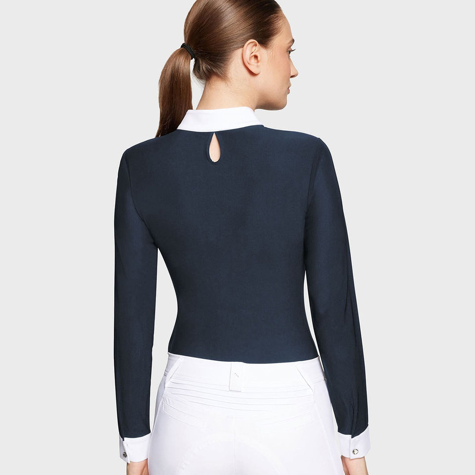 Samshield Anouchka Long Sleeve Show Shirt - Navy