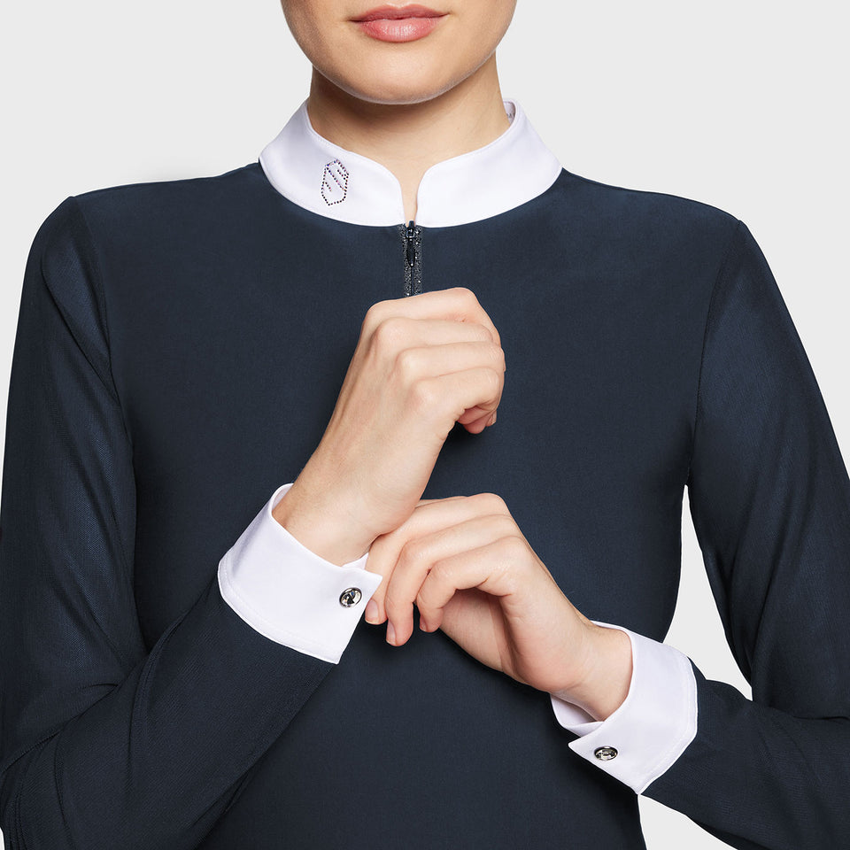 Samshield Anouchka Long Sleeve Show Shirt - Navy