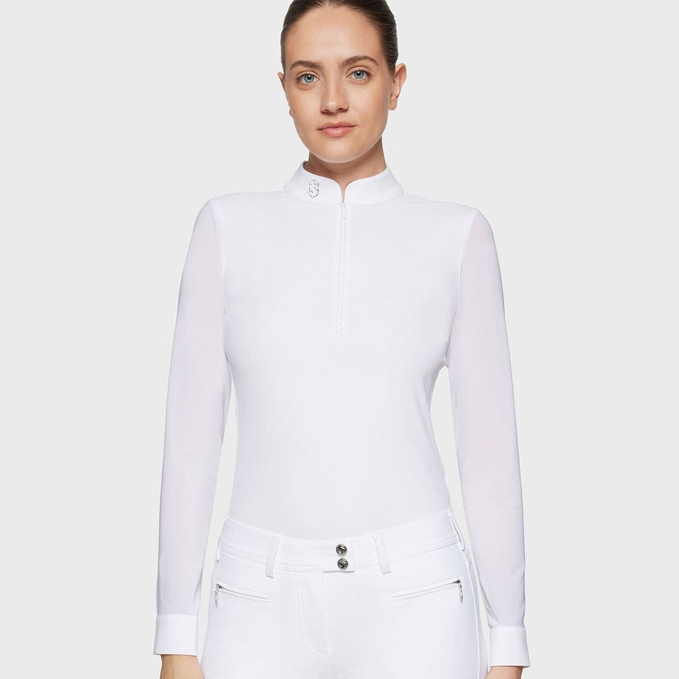 Samshield Anouchka Long Sleeve Show Shirt - White