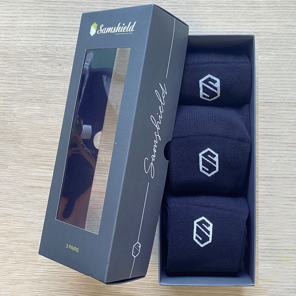 Samshield Balzane Trio Socks - Pack of 3 - Navy