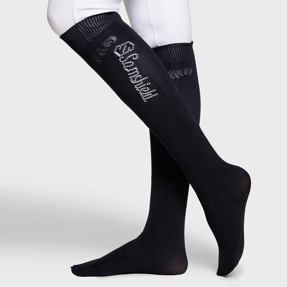 Samshield Balzane Seamless Flower Socks - Black