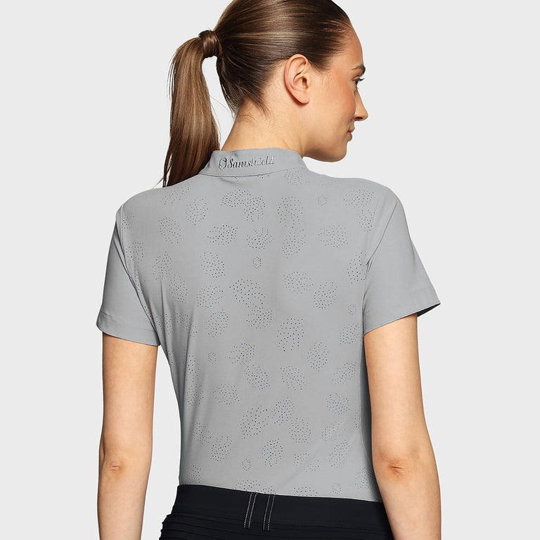 Samshield Bella Crystal Ferna Training Top - Light Grey