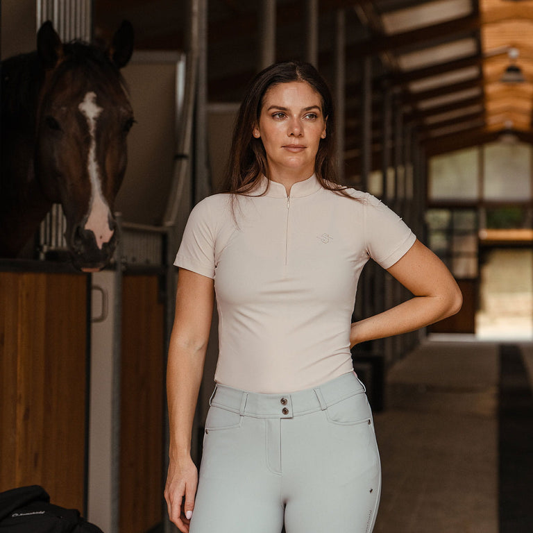 Samshield Bella Crystal Ferna Training Top - Powder Pink