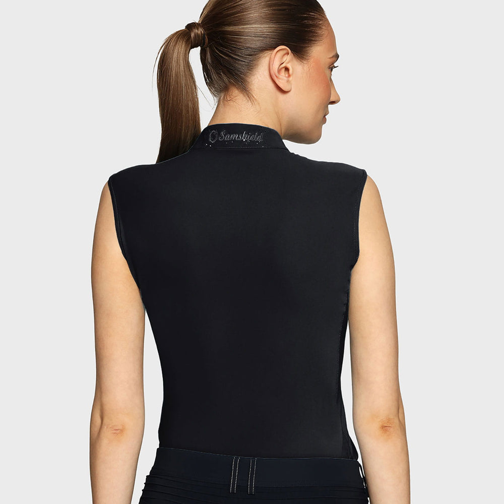 Samshield Equestrian Bella Sleeveless Training Top | Black & Equiport ...