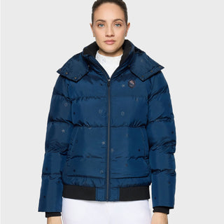 Samshield Billie Emblem Bomber Jacket - Galactic Blue