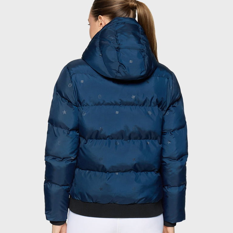 Samshield Billie Emblem Bomber Jacket - Galactic Blue