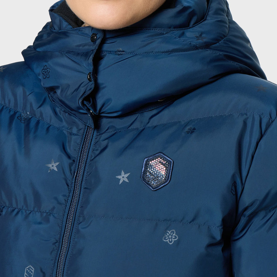 Samshield Billie Emblem Bomber Jacket - Galactic Blue