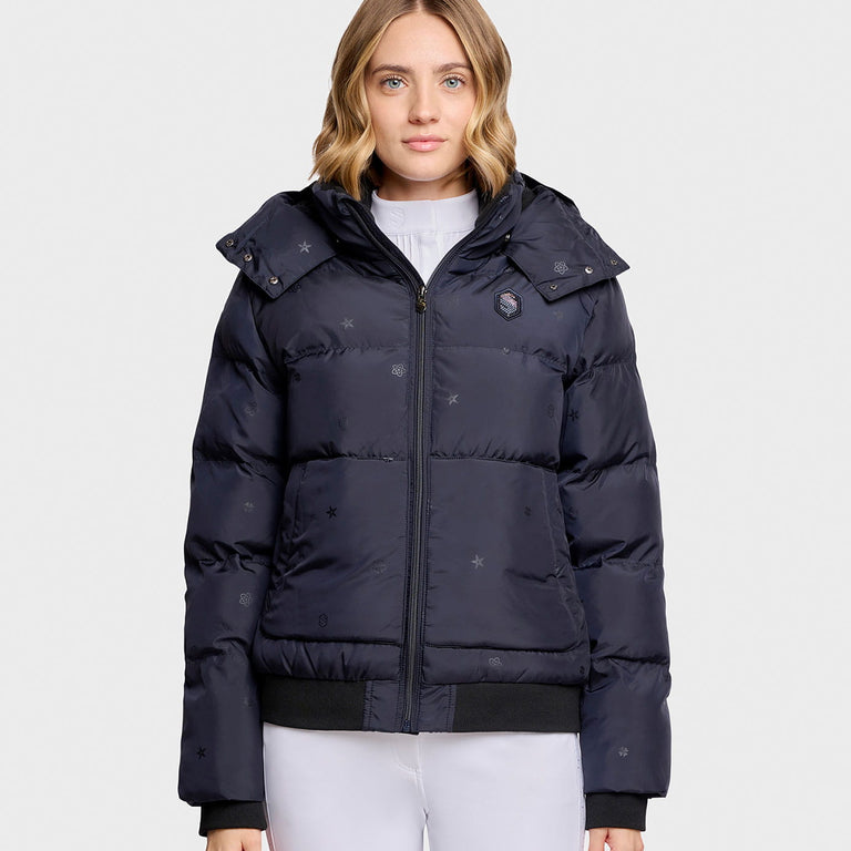 Samshield Billie Emblem Bomber Jacket - Navy