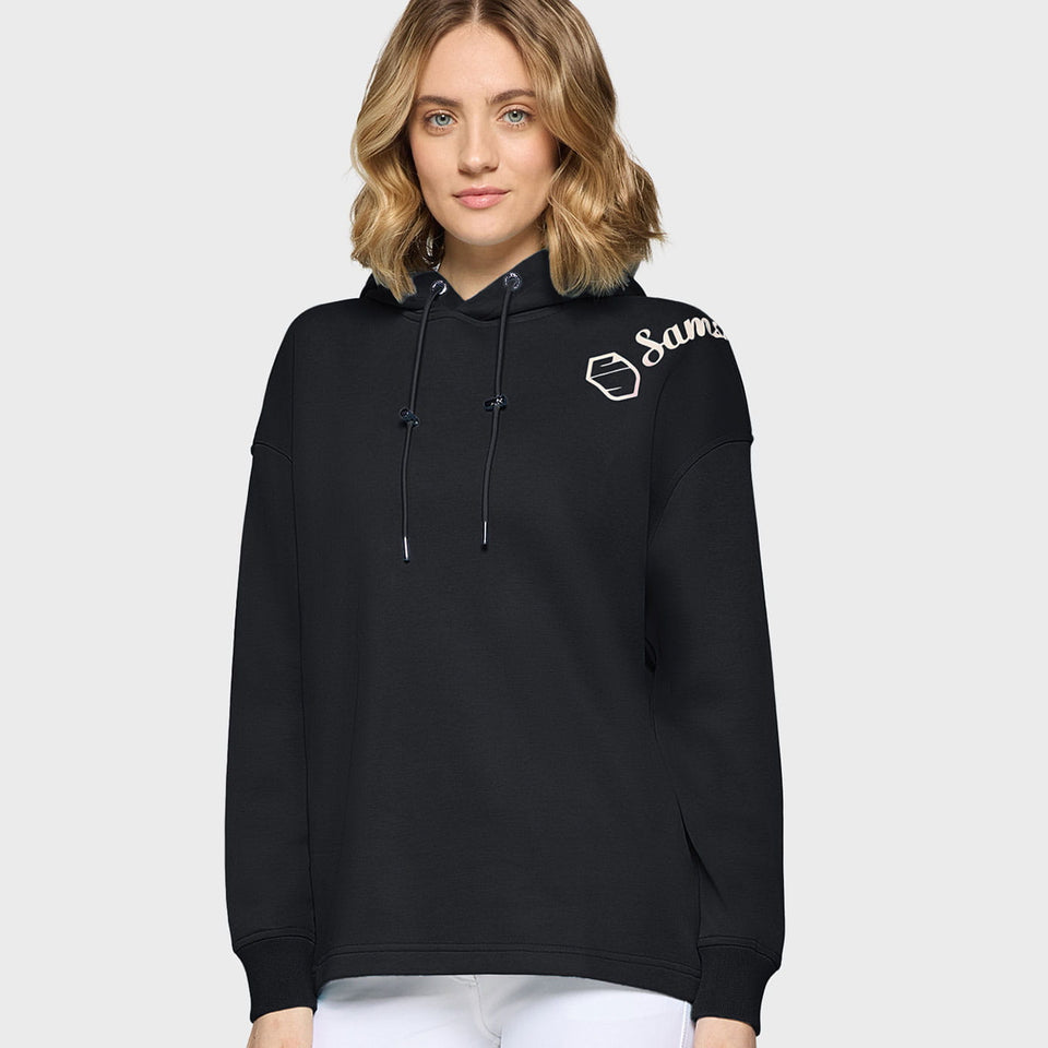 Samshield Carmen Hooded Sweatshirt - Black/Beige