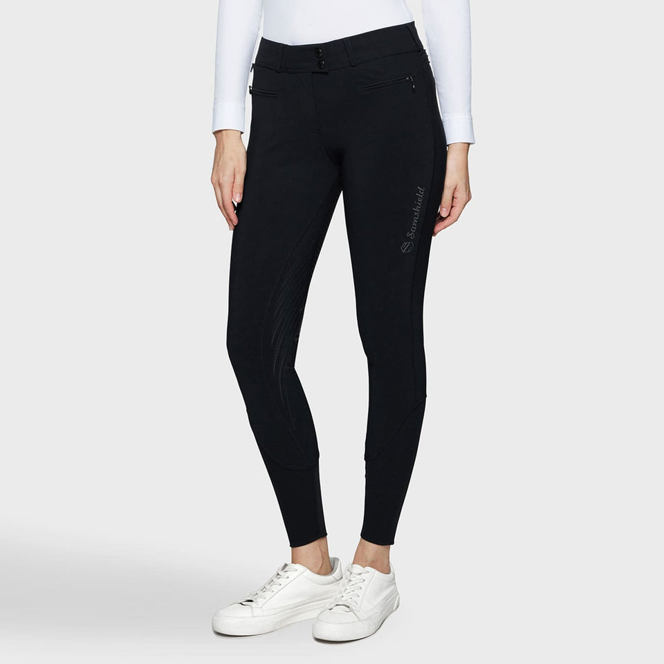 Samshield Chloe Metal Dots Full Grip Breeches - Black