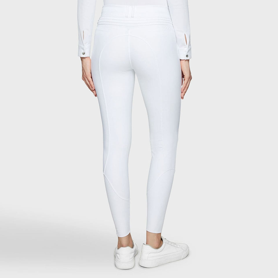 Samshield Chloe Metal Dots Full Grip Breeches - White