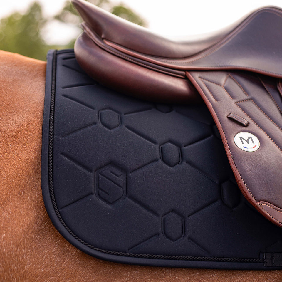 Samshield SpineShield Crystal Jumping Saddle Cloth - Black