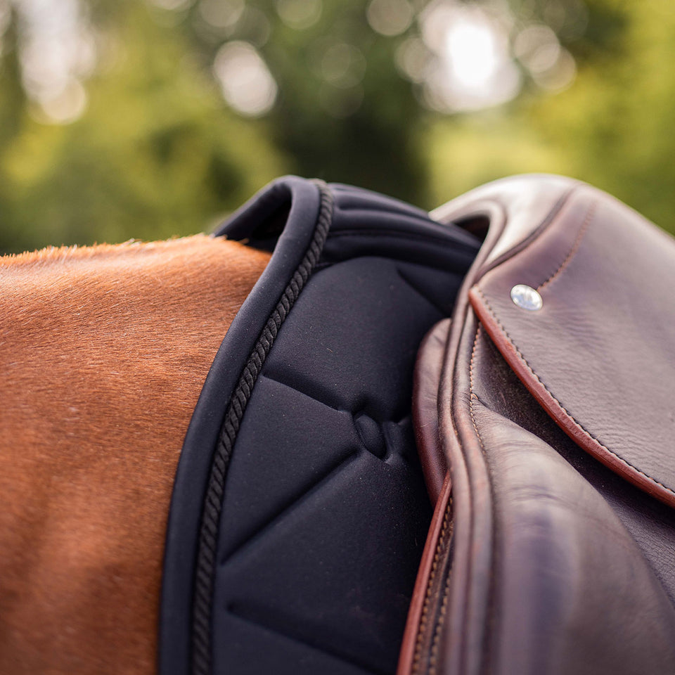 Samshield SpineShield Crystal Jumping Saddle Cloth - Black