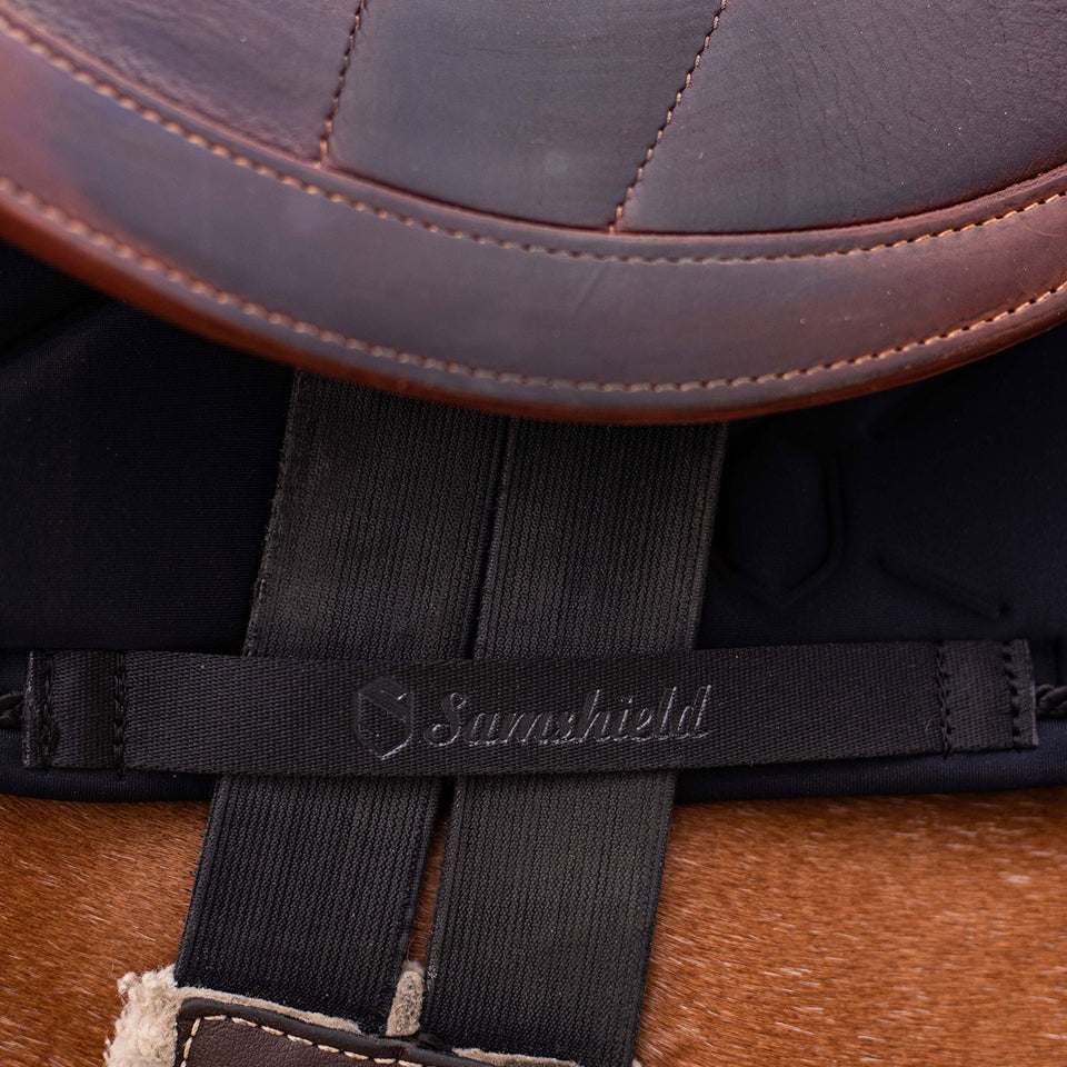 Samshield SpineShield Crystal Jumping Saddle Cloth - Black
