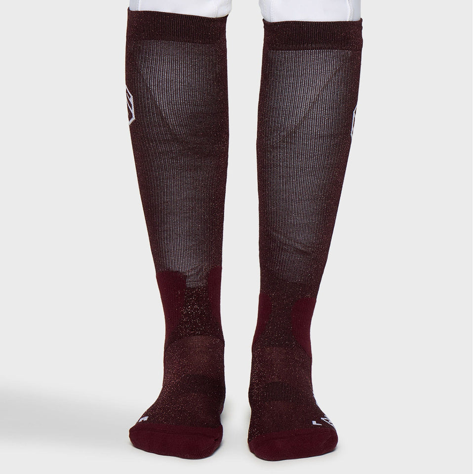 Samshield Balzane Glitter Socks - Black Cherry