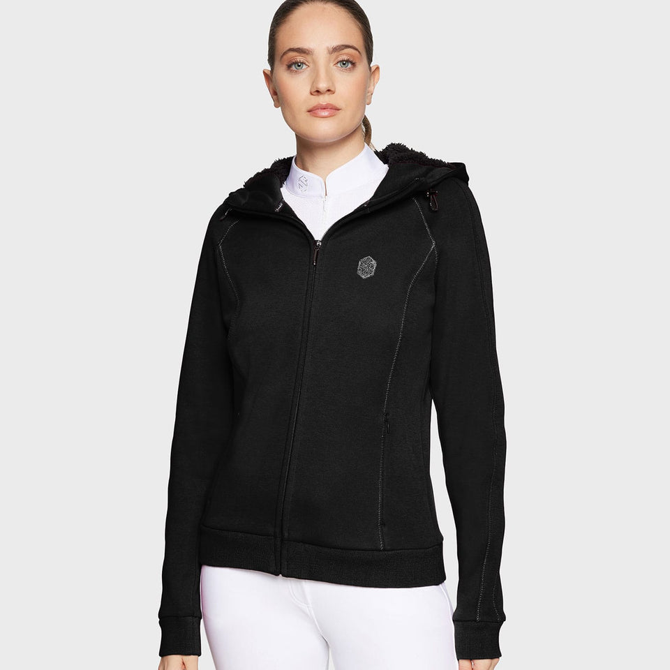 Samshield Ivy Zip Hooded Sweatshirt - Black