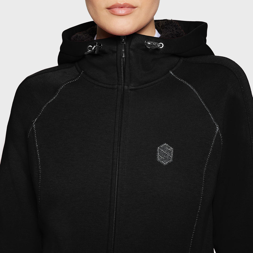 Samshield Ivy Zip Hooded Sweatshirt - Black