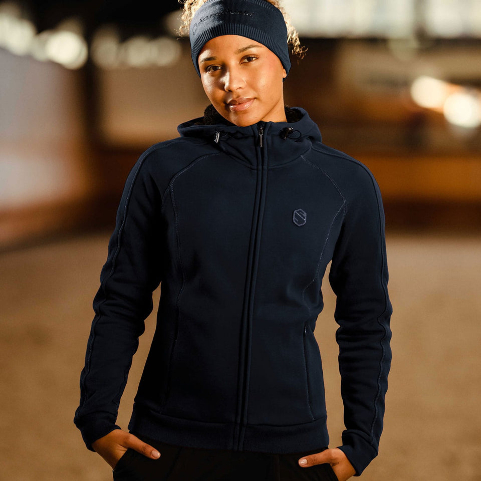 Samshield Ivy Zip Hooded Sweatshirt - Navy
