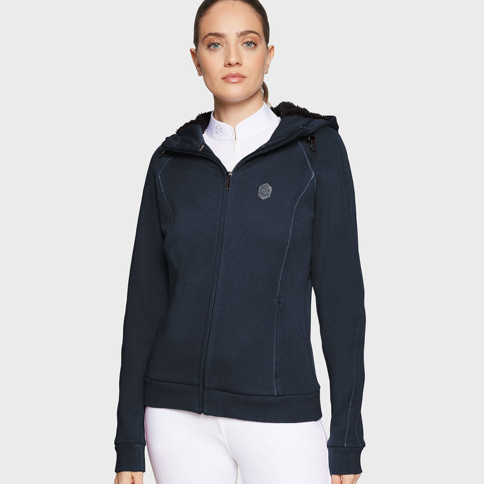 Samshield Ivy Zip Hooded Sweatshirt - Navy