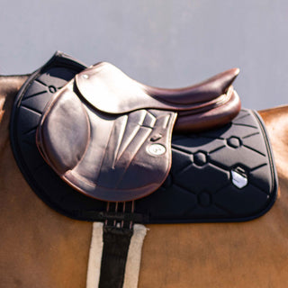 Samshield SpineShield Embroidery Jumping Saddle Cloth - Black